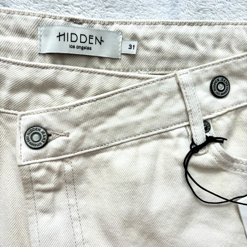 HIDDEN Logan High Rise Crossover Waistband Dad Jean--NWT--31 - Picture 5 of 16
